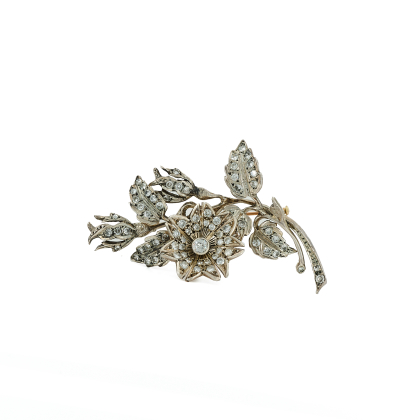 Filigrane Diamant-Brosche