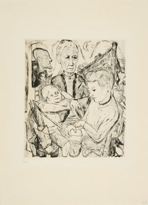 Familienszene (Familie Beckmann)
