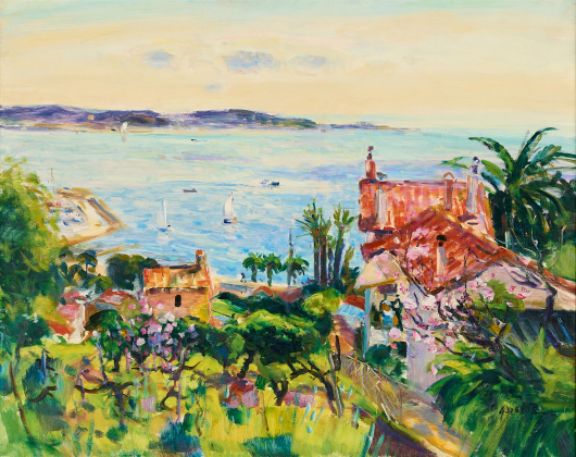 "Contre jour près de Cannes"