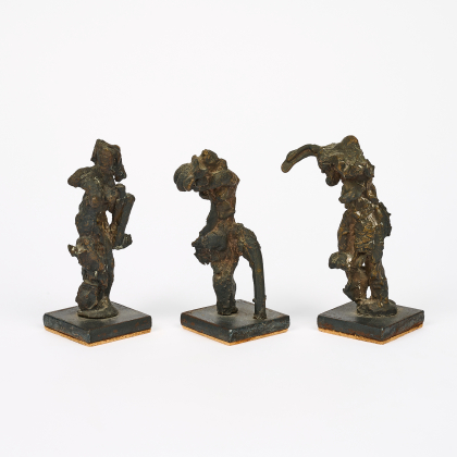 Konvolut von 3 Bronzen