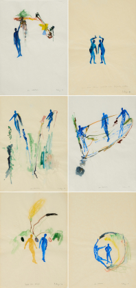 Mixed Lot of 12 Works on Paper