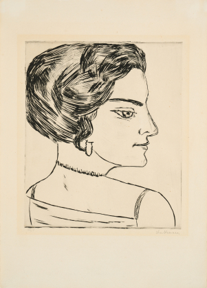 Naila im Profil (Bildnis Frau H.M.)