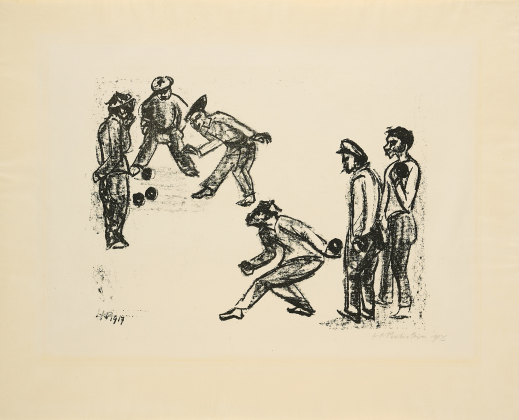 Kugelspieler. Blatt VI (From: Italienische Fischer)