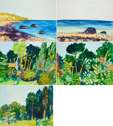 Mixed Lot of 5 Watercolours
