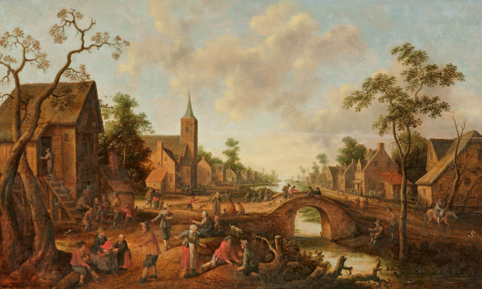 Dutch Rural Landscape at the Steam