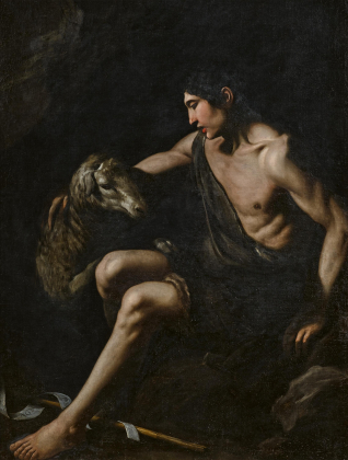 John the Baptist with the Lamb of God