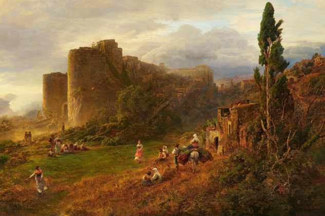 Abendstimmung in den Albaner Bergen