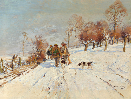 Winter Landscape with Hunters