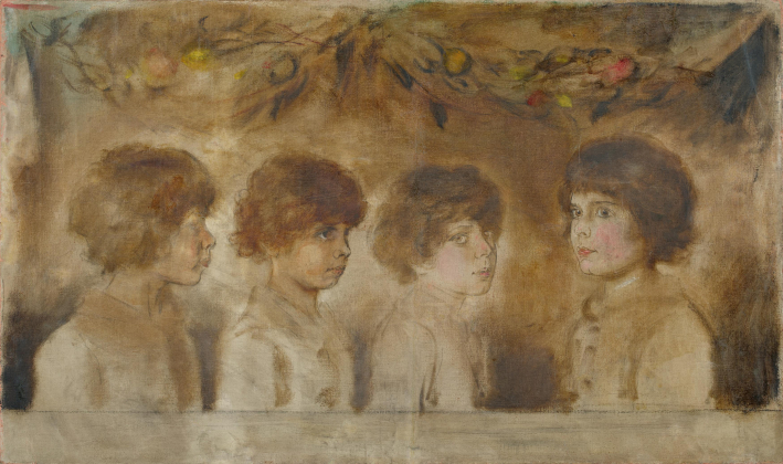 Group Portrait of the Sons of Pringsheim: Heinz, Peter, Klaus and Erik Pringsheim in Childhood