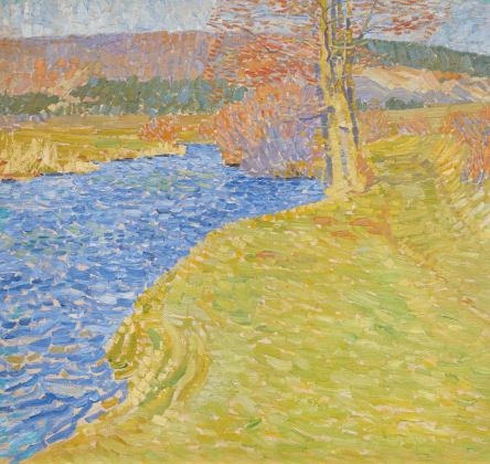 Frühlingslandschaft an der Erft