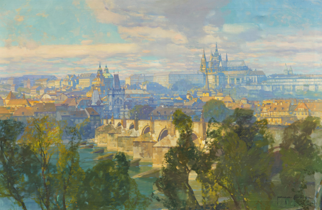 Prag. Blick auf Hradschin