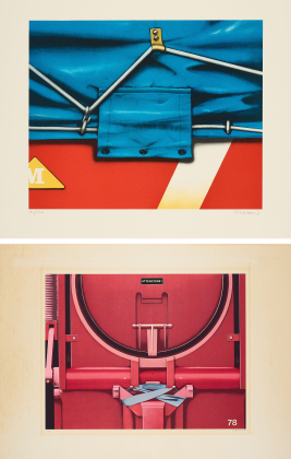 Konvolut von 2 Druckgrafiken