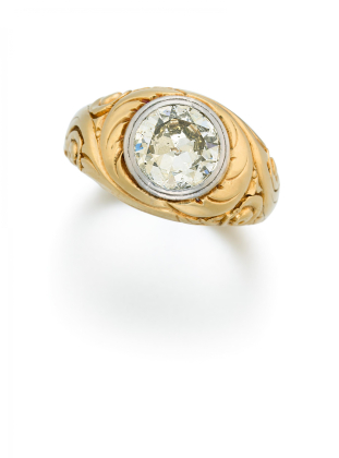 Verzierter Diamant-Ring