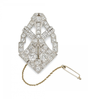 Diamant-Brosche