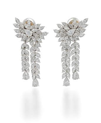 Klassischer Diamant-Ohrschmuck