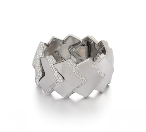 Markantes Diamant-Armband
