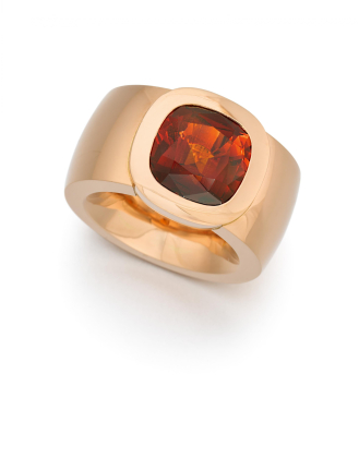 Markanter Citrin-Ring