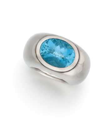 Aquamarin-Ring