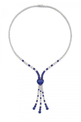 Sri Lanka Saphir-Diamant-Sautoir
