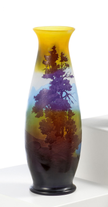Gebauchte Vase 'Paysage alpin'