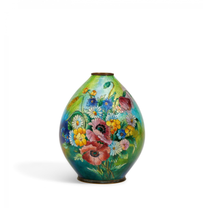 VASE WITH BOUQUET OF FLOWERS