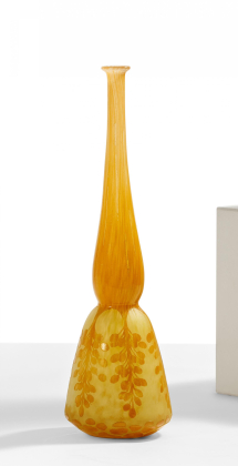 GLASS NARROW-NECK VASE 'DATTIERS'