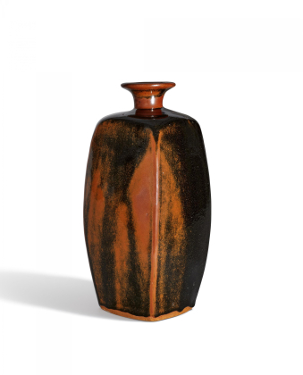 Große kantige Vase
