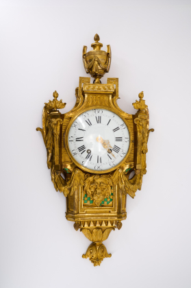 LARGE BRONZE CARTEL LOUIS XVI