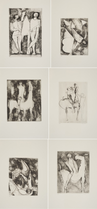 Mein Thema in sechs Original-Radierungen