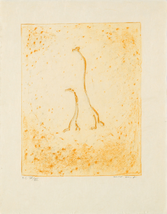 Sentinelles muettes à la porte du songe (Aus: Patrick Waldberg, Aux petits agneaux)