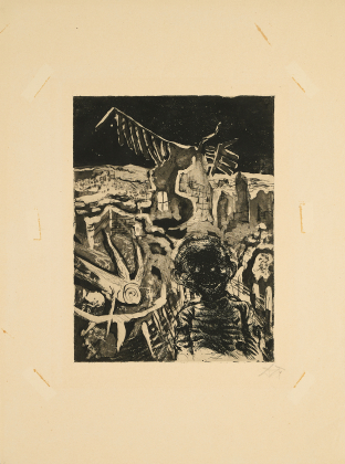 Nächtliche Begegnung mit einem Irrsinnigen