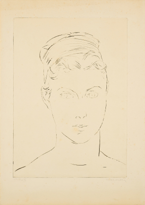 Malène, portrait au bandeau