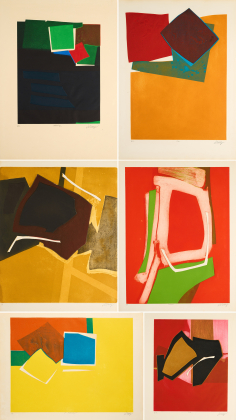 Konvolut von 9 Druckgrafiken