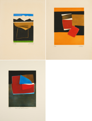 Konvolut von 3 Druckgrafiken