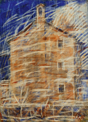 Kirche im Tessin (Italienisches Haus; Haus im Tessin)