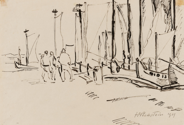 Fischer und Kurenkähne