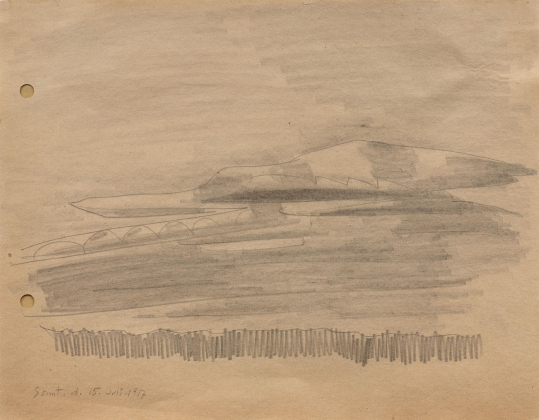 Wolkenstudie, Harzgebirge