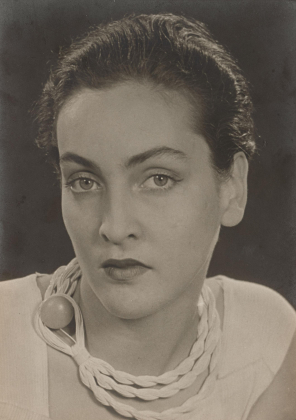 Meret Oppenheim with Necklace