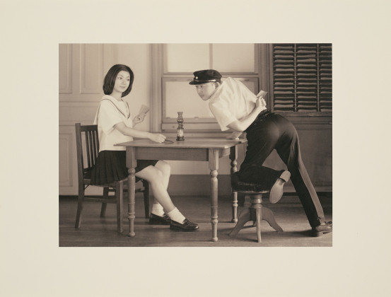 A study of 'The Game of Cards' (from: A Photographic Portrayal of the Paintings of Balthus)